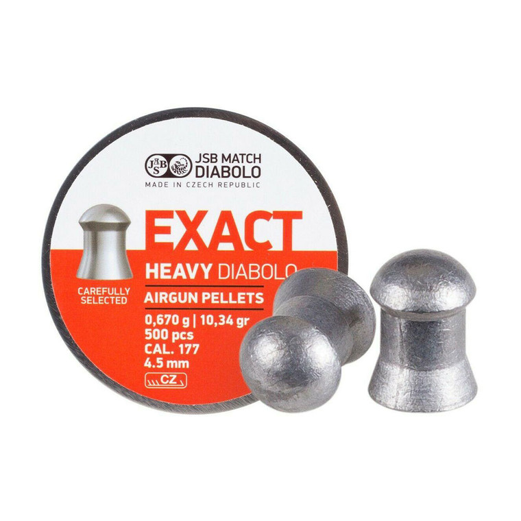 JSB Exact Heavy Diablo Air Gun Pellets .177