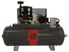 Chicago Pneumatic RCP-381HS 5 HP 208-230 Volt Single Phase Two Stage 80 Gallon Horizontal Air Compressor