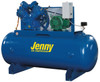 Jenny U75B-120V 7.5 HP SIngle Phase 120 Gallon Air Compressor (Horizontal Shown)