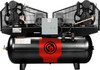 Chicago Pneumatic RCP-C15123D 2 x 7.5 HP   230 Volt Three Phase Two Stage Cast Iron 120 Gallon Duplex Air Compressor