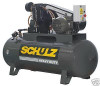 Schulz 10120HL40X-3 10 HP 460 Volt Three Phase Two Stage 120 Gallon Air Compressor