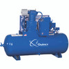 Quincy 273D80HCB46M 7.5 HP MAX, 460 Volt Three Phase, Two Stage, 80 Gallon Horizontal Air Compressor