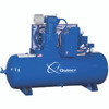 Quincy QP 373DS80HCA20 7.5 HP PRO, 200 Volt Three Phase, Two Stage, 80 Gallon Horizontal Air Compressor