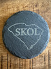 Laser Engraved Slate Coasters - SKOL and State