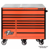 Extreme Tools RX552512RCORBK-X 55" 12 Drawer Roller Cabinet - Orange with Black Handles