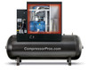 Chicago Pneumatic QRS15HPD-125 15 HP   230/460 Volt 132 Gallon Rotary Screw Air Compressor with Dryer - QRS 15 TMD-3
