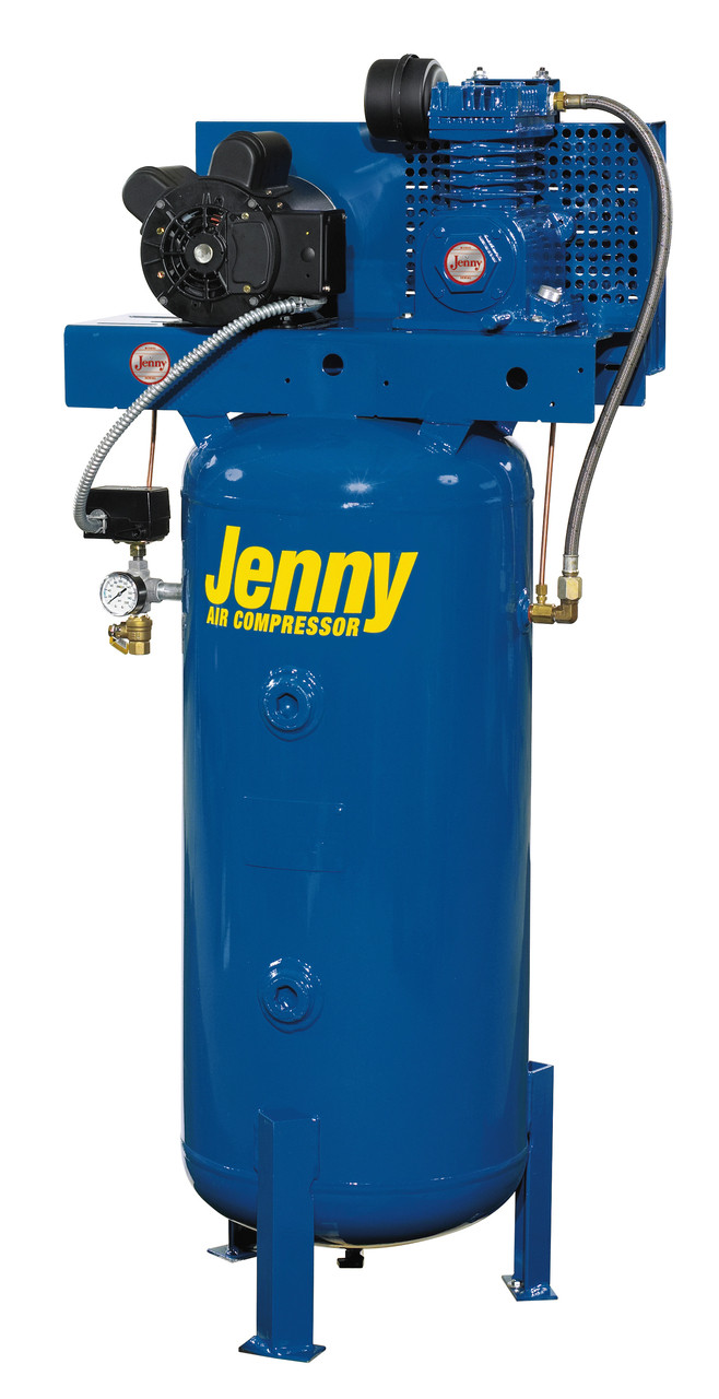 Jenny K2A-30UMV-115/1 2 HP 115 Volt 30 Gallon Air Compressor