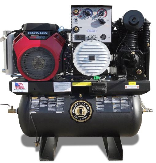 CAS-C20GEH34HC-WG-JIndustrial Gold 23 CFM Compressor/Generator/ Welder/Jump Starter