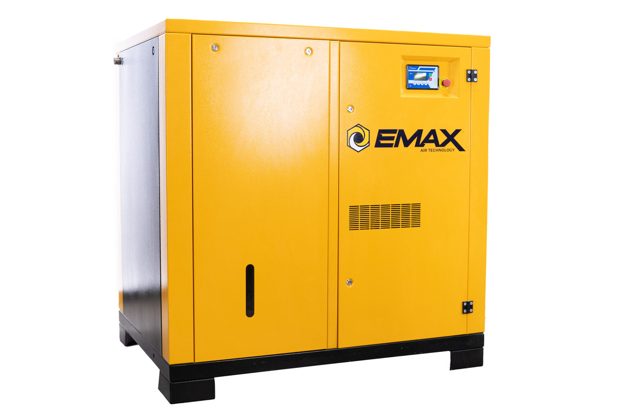 EMAX ERV0500003D 50 HP Variable Speed Rotary Screw Air Compressor