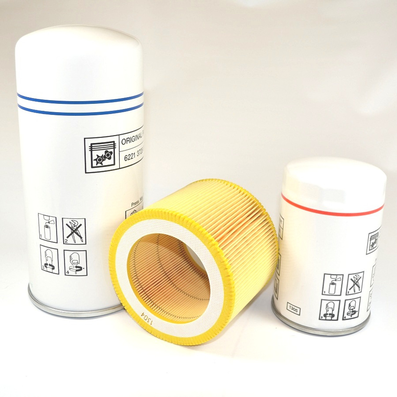 Air Filter, Oil Filter, Separator and 5 l of Lubricant for QRS25HPD