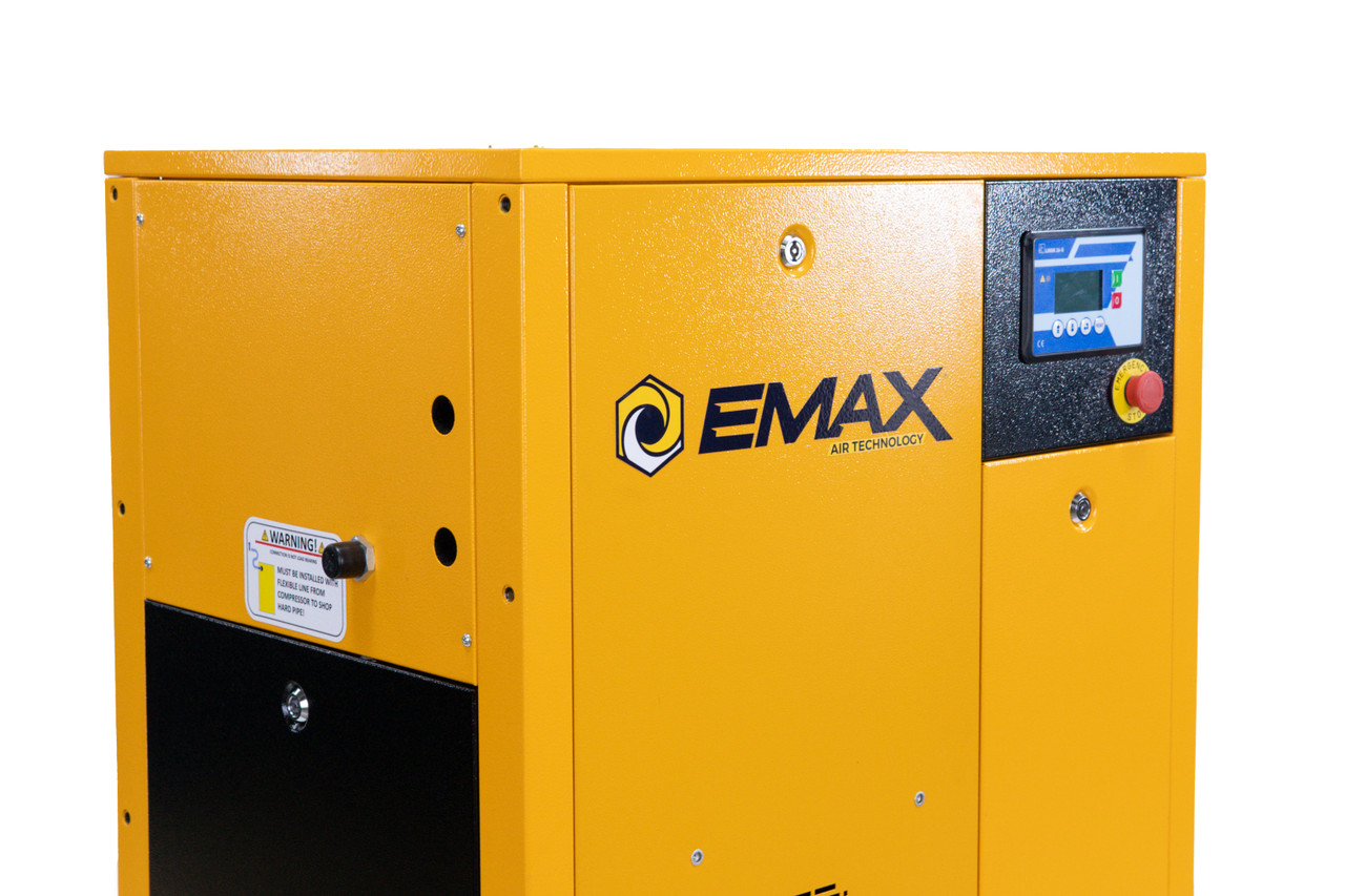 EMAX ERV0150001 15 HP Single Phase Variable Speed Rotary Screw Air Compressor