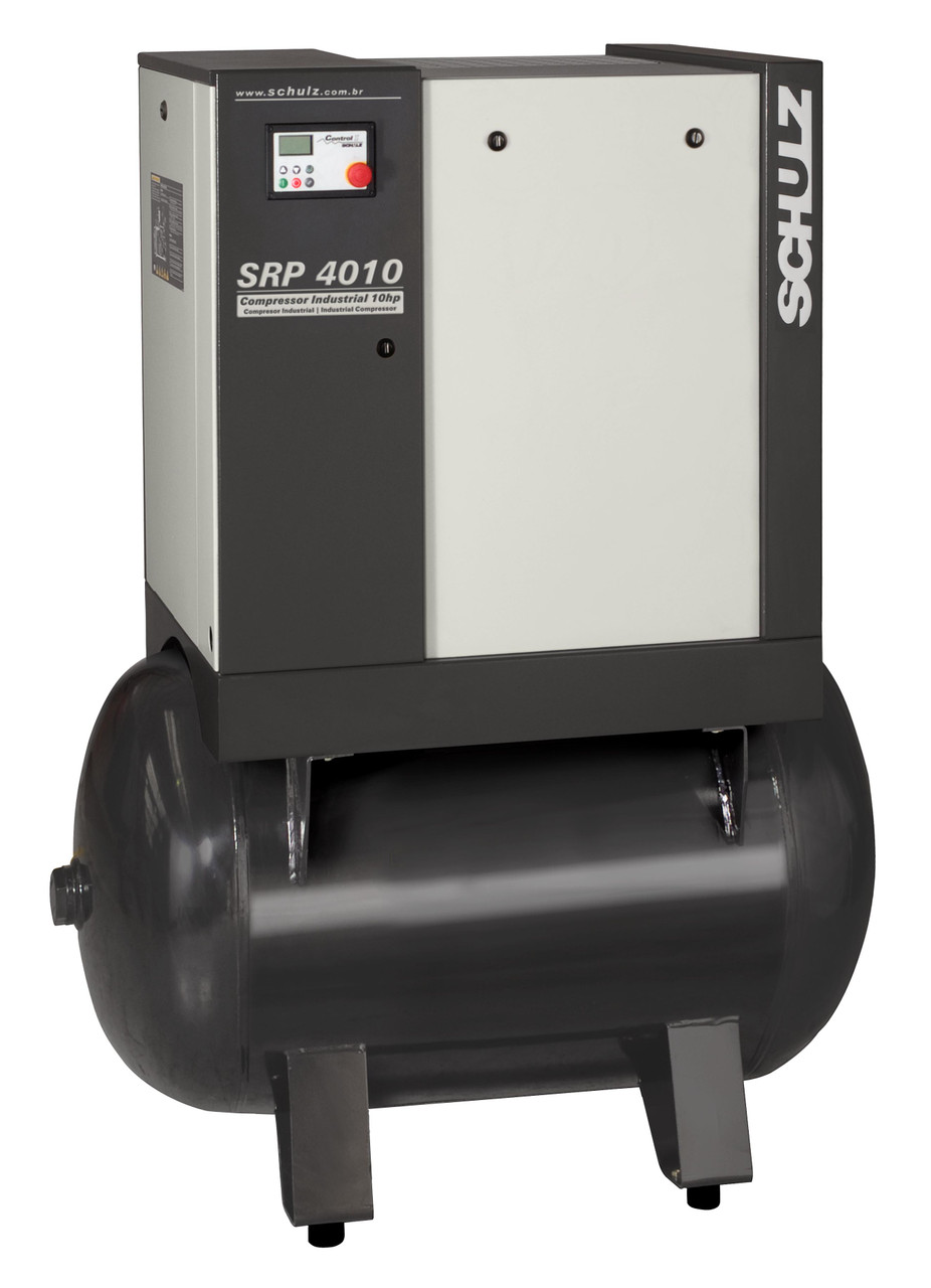 Schulz SRP 4010 R Dynamic 10 HP Rotary Screw Air Compressor - 460 Volt