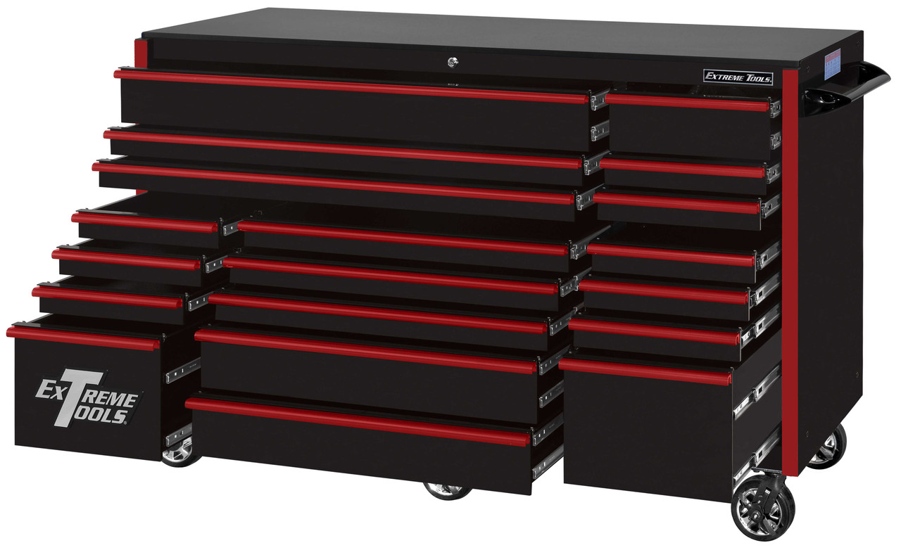 Extreme Tools RX723019RCBKRD-250 - RX Series Roller Cabinet