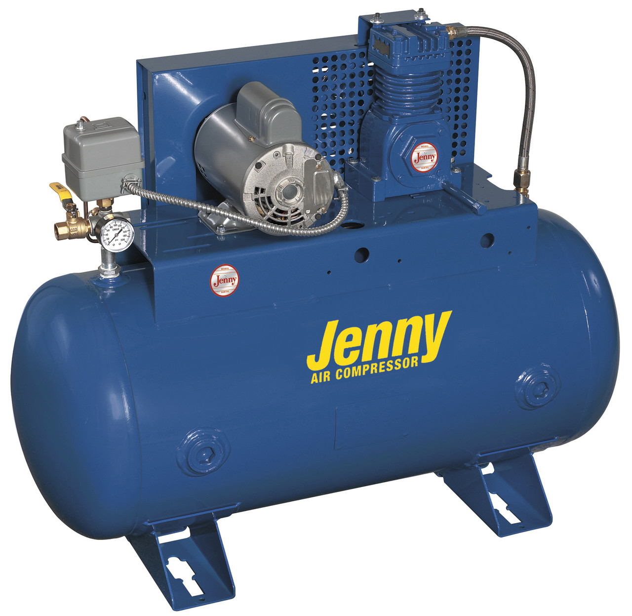 Jenny G3S-30UMS 3 HP 208 Volt Single Phase Single Stage Fire Sprinkler System Air Compressor