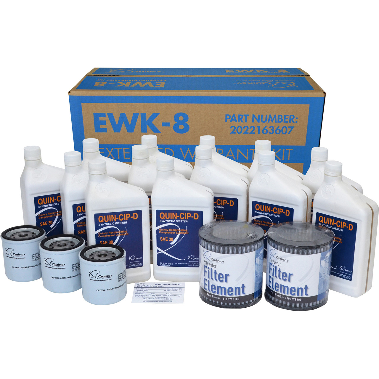 Quincy Extended Warranty Kit - EWK-8