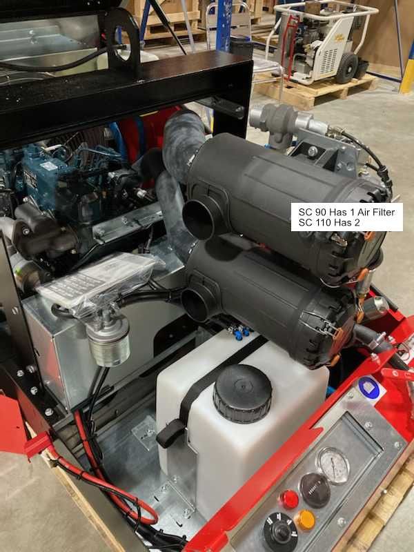 ConX SC110D Diesel Skid Mount Air Compressor