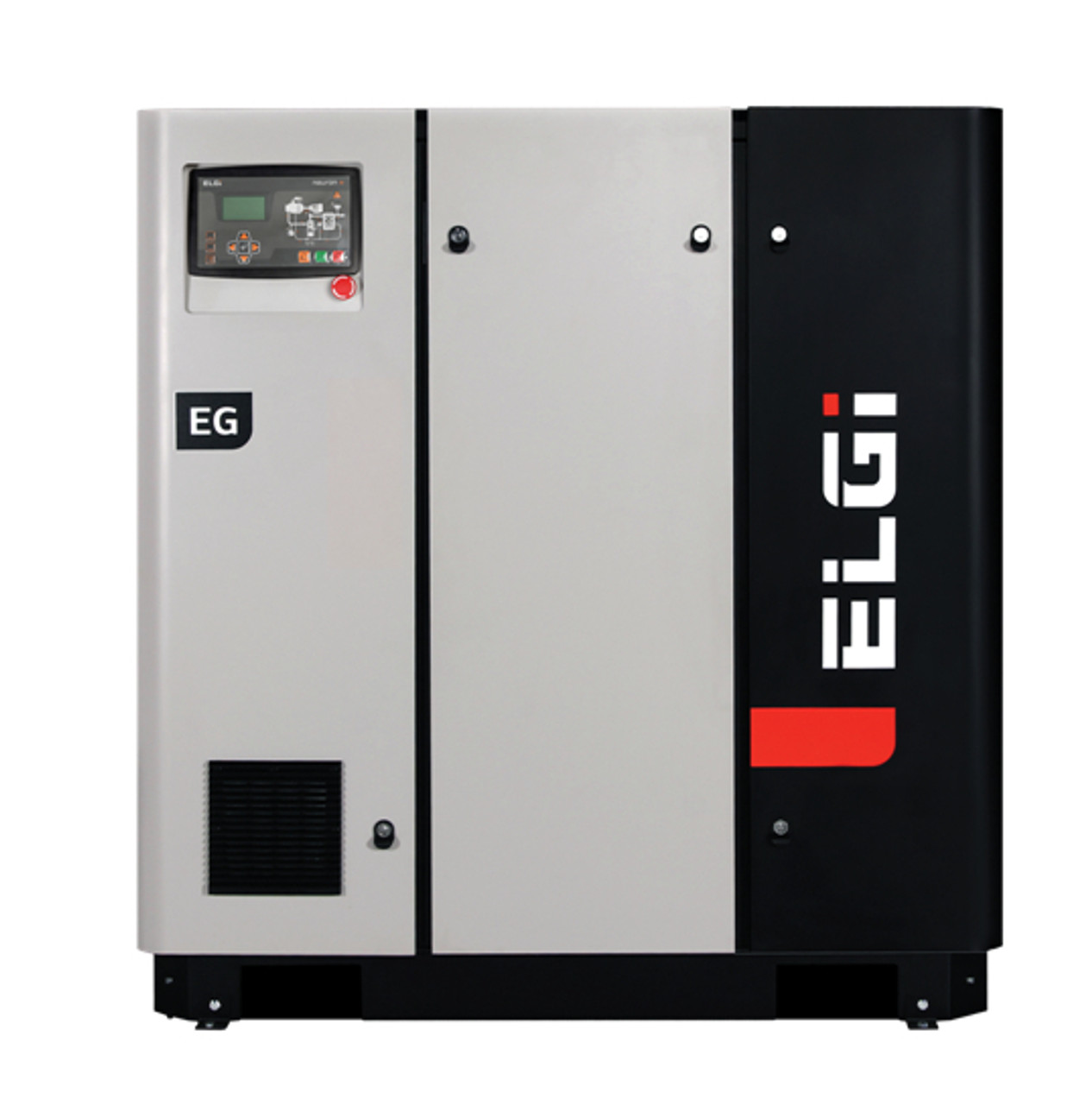 Elgi EG18-150 25HP 208/230/460 Volt Three Phase Base Mount Rotary Screw Air Compressor - 150 psi