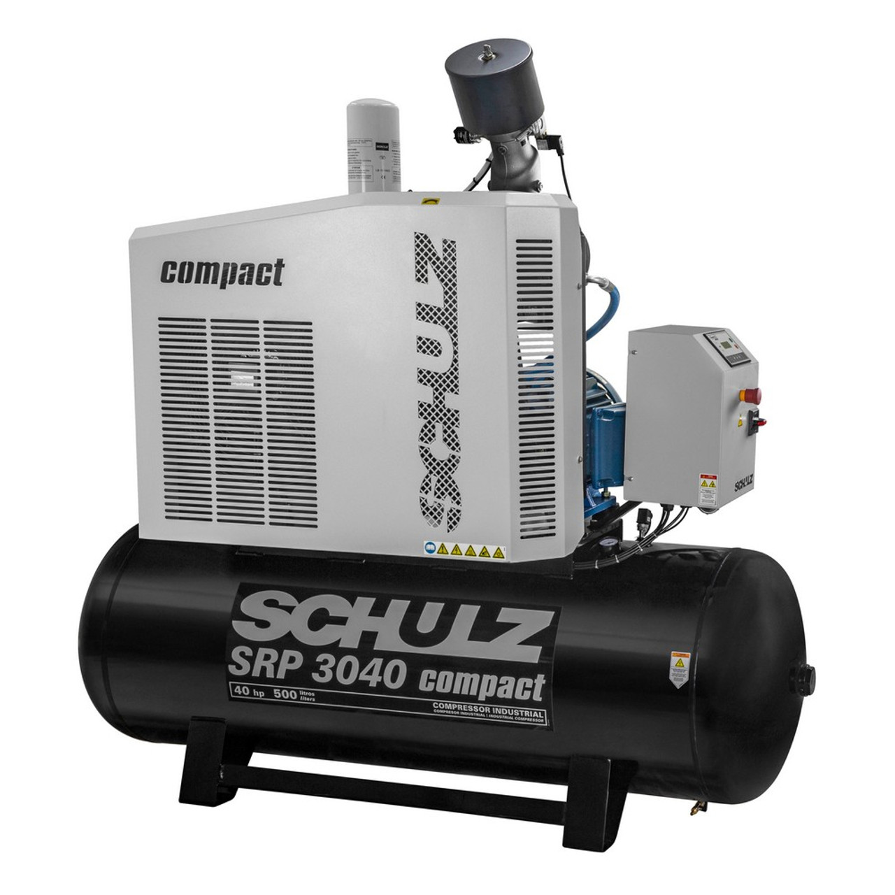Schulz SRP-3040 Compact 40 HP 3 Phase Rotary Screw Compressor