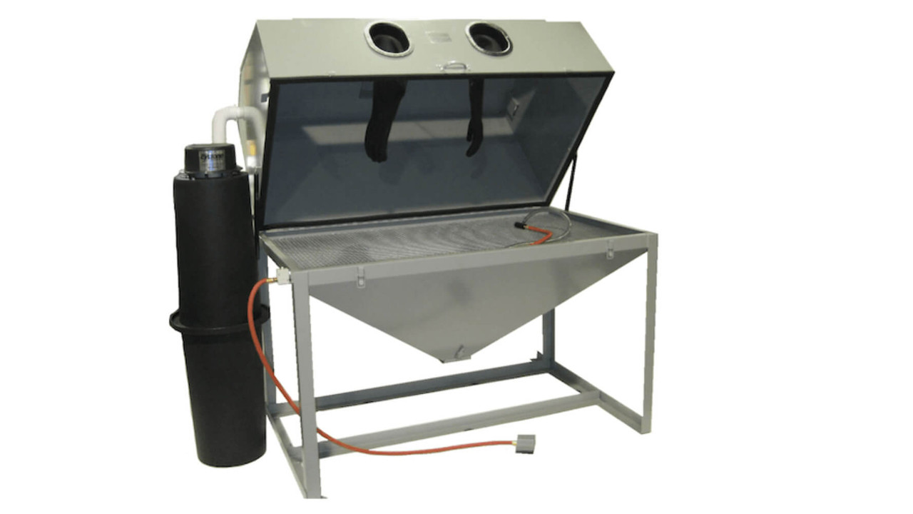 Cyclone Model FT 6035 Bead Blast Cabinet with Dust Collector