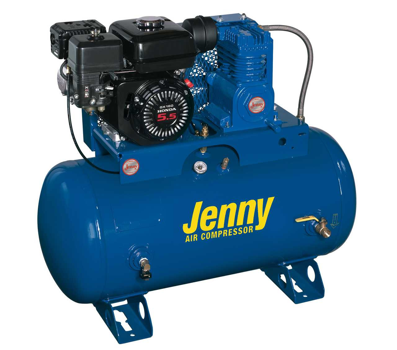 Jenny K5HGA-30T 5.5HP Honda Gas Drive Compressor