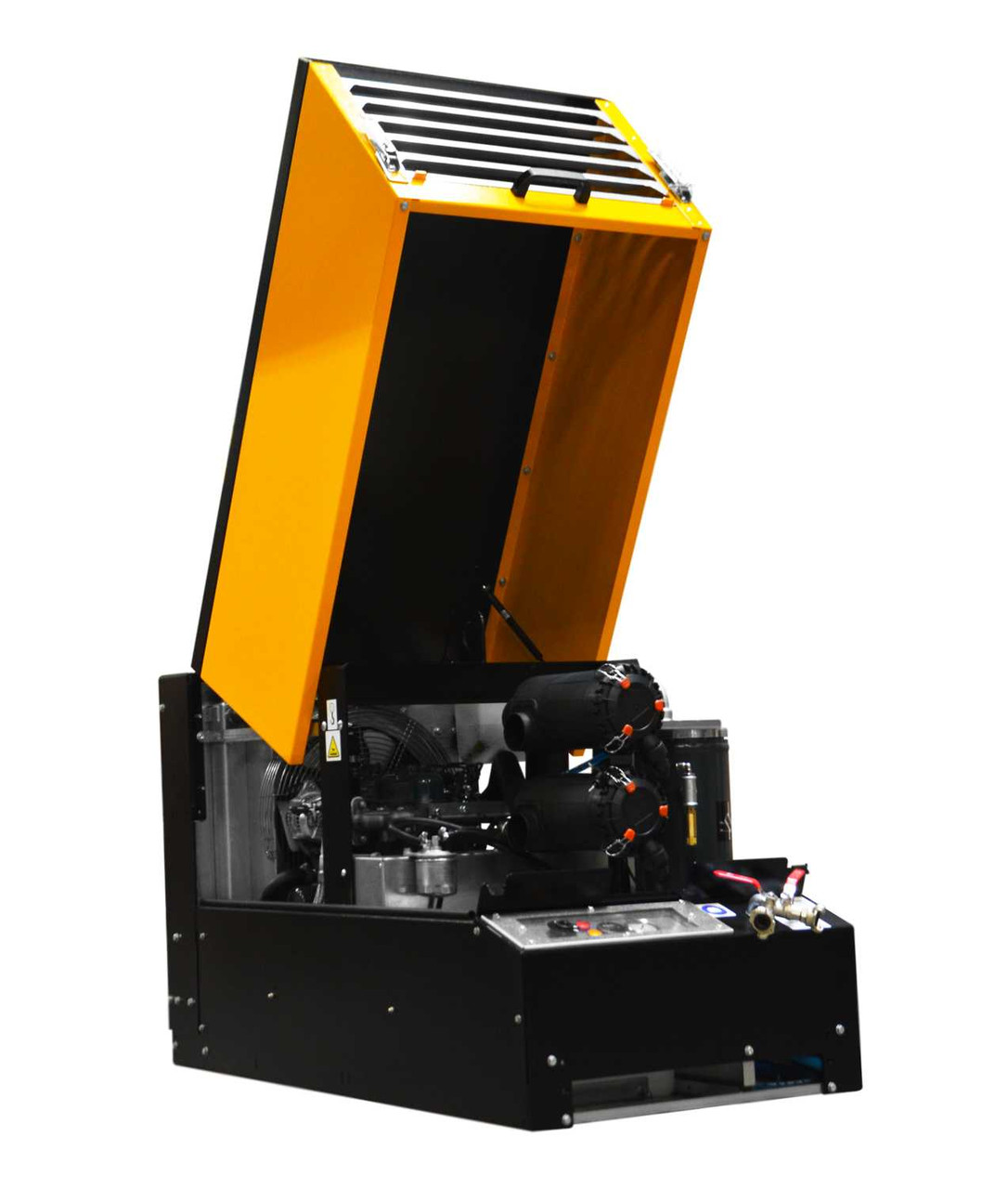 EMAX EDS185ST 185 CFM Skid Mount Rotary Screw Compressor