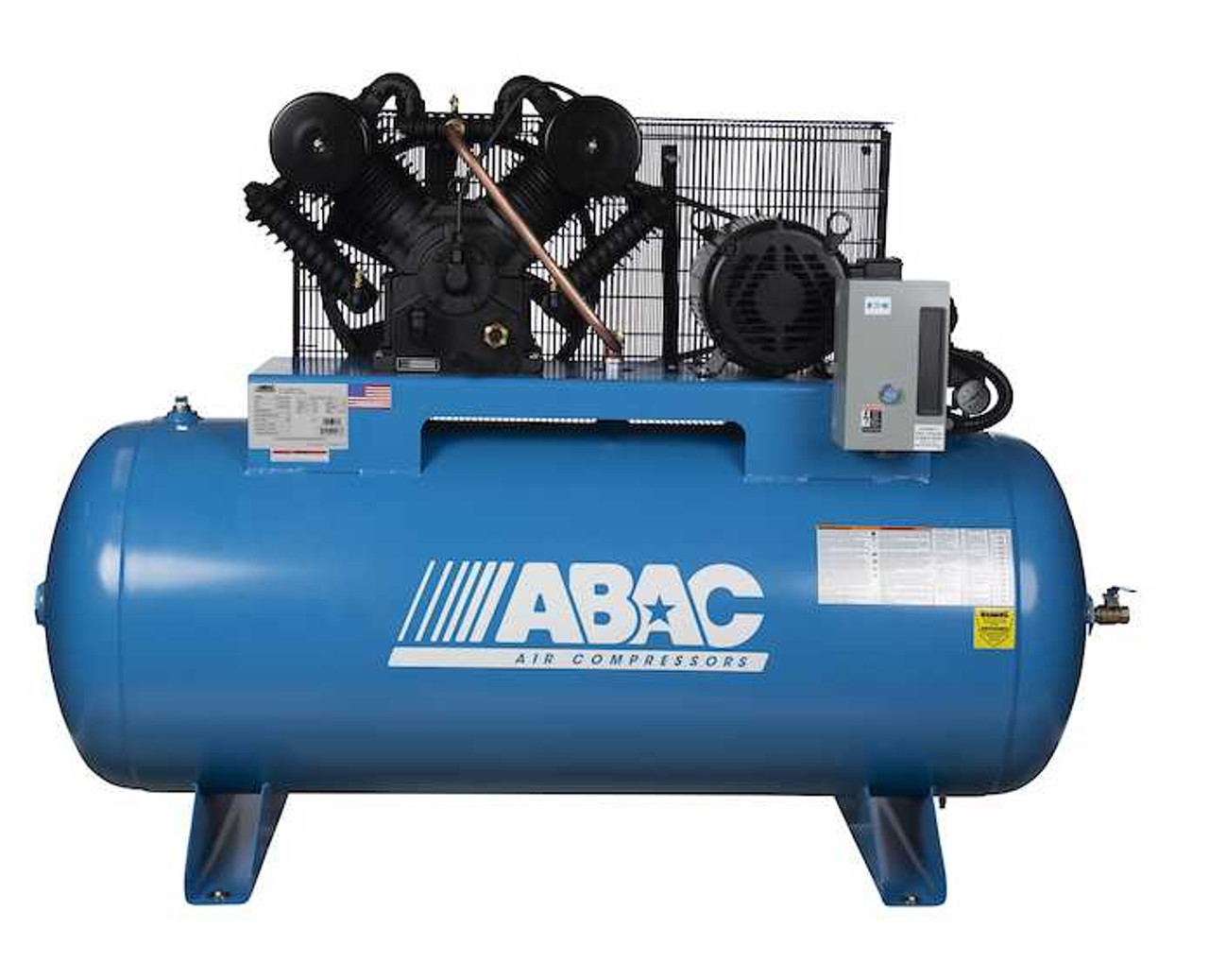ABAC ABC10-23120HFF 10 HP   230 Volt Two Stage Cast Iron 120 Gallon Full Featured Air Compressor