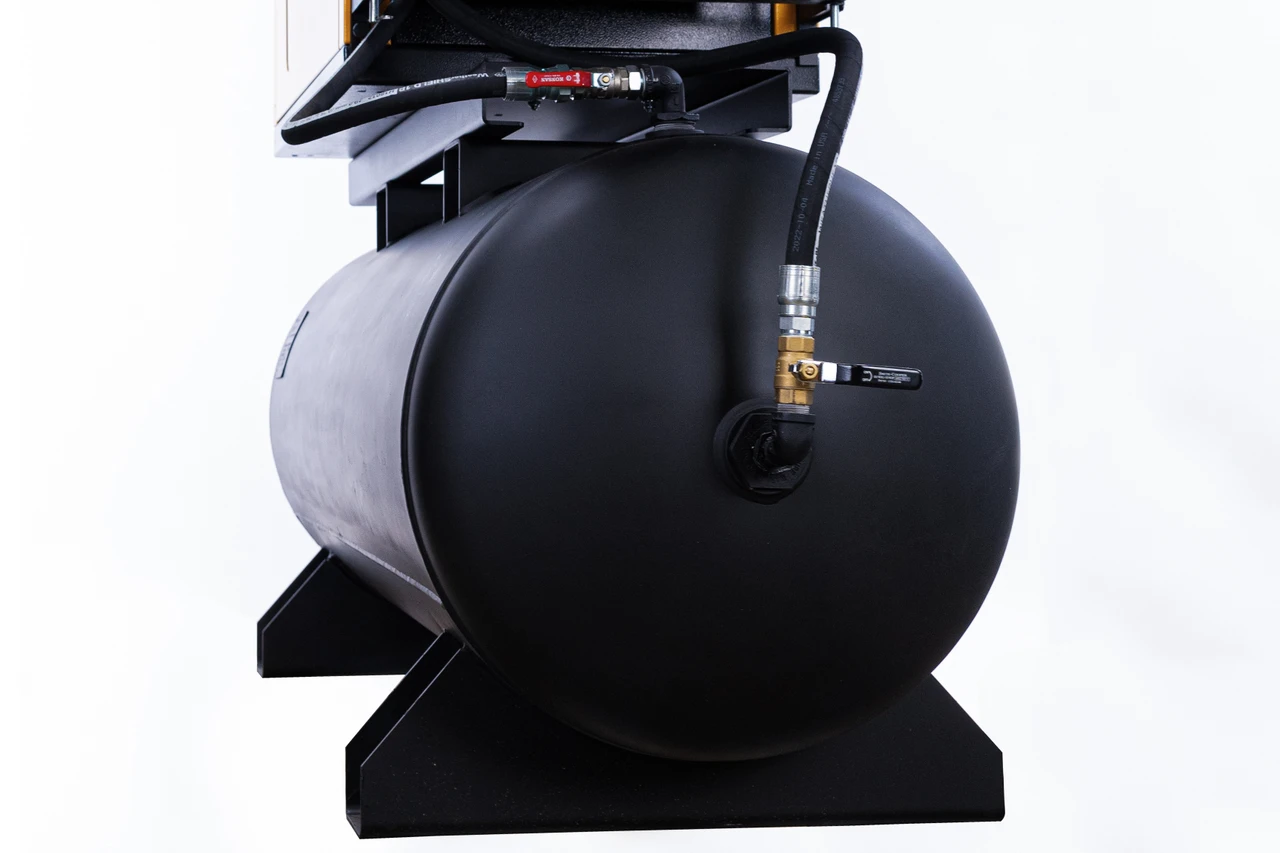 Emax ERVK100001 10 HP Single Phase Variable Speed Rotary Screw Air Compressor with Dryer