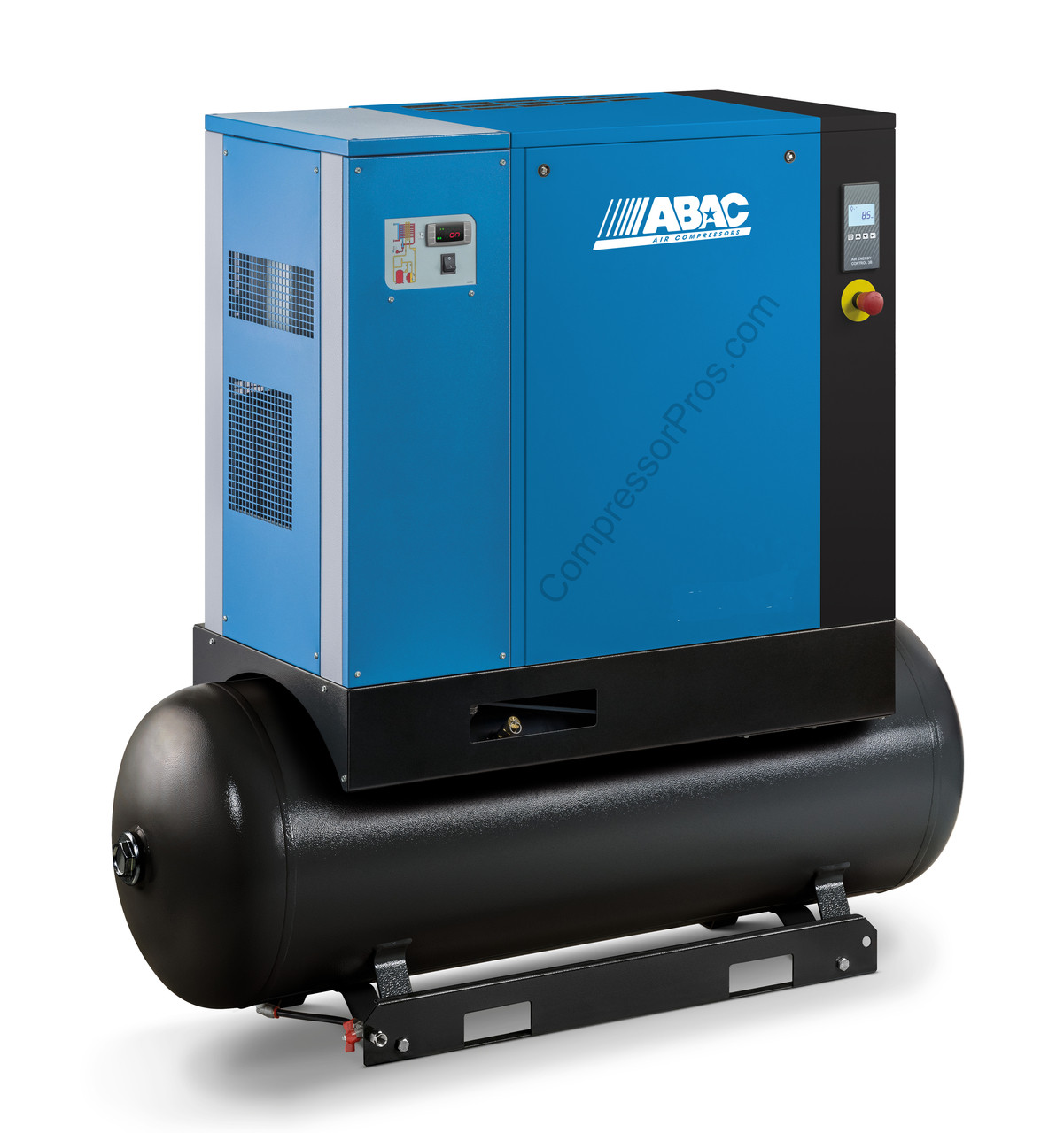 ABAC AS-7.5253TMD 7.5 HP 3 Ph Rotary Screw Compressor w/ Dryer