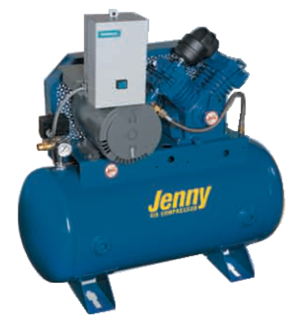 Jenny G3A-30UM-208/1 3 HP 208 Volt Single Phase 30 Gallon Horizontal Air Compressor