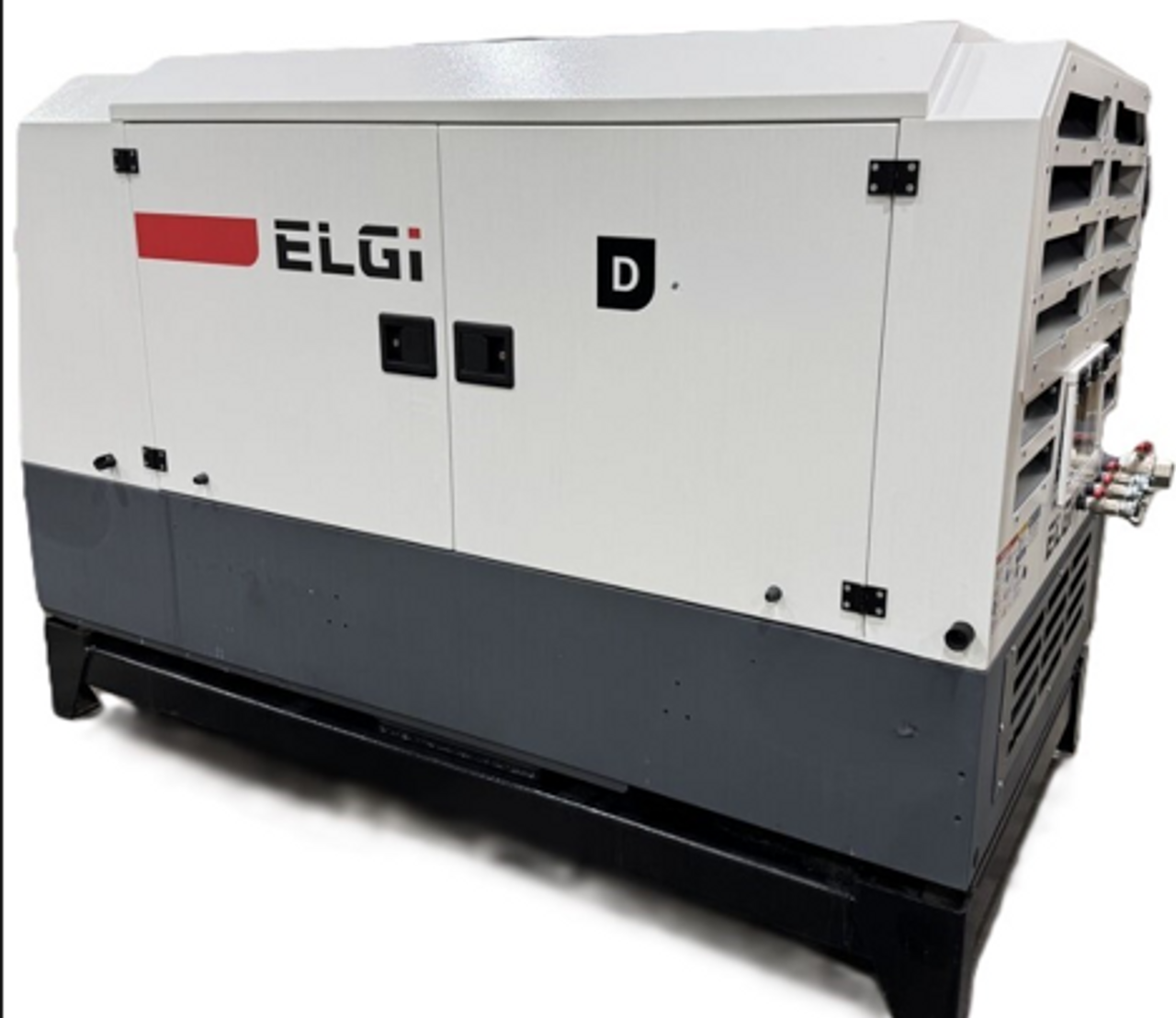 Elgi D425T4F-SKID 425 CFM Portable Rotary Screw Air Compressor - Skid Mount