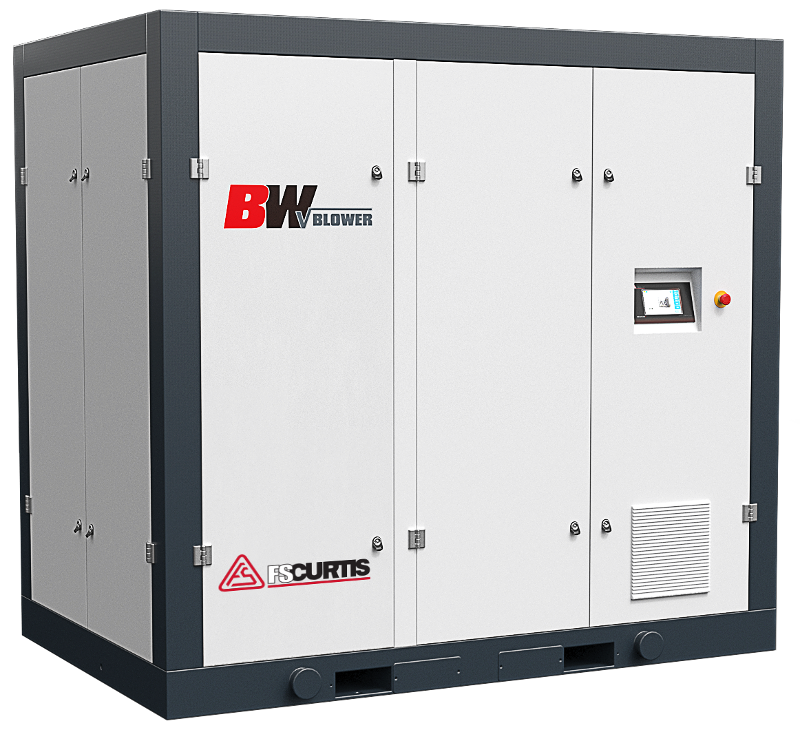 FS Curtis FBW75CAX4TXPC 100 HP High Volume Rotary Screw Blower 8.7 PSI