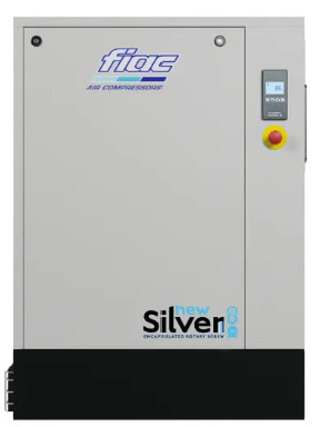 fiac NS 5.5 Silver Series 5.5 HP 208/240 Volt 3 Phase Base Mount Rotary Screw Air Compressor