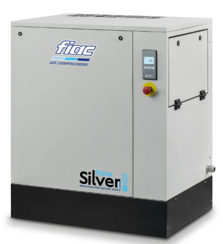 fiac NS 20 Silver Series 20 HP 208/240/460 Volt 3 Phase Base Mount Rotary Screw Air Compressor