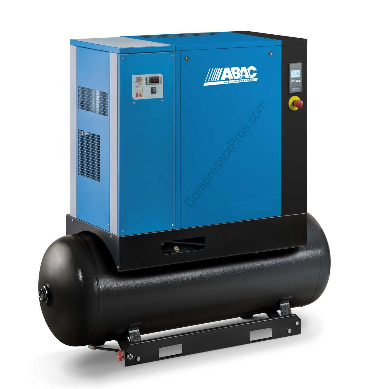 ABAC AS-75501TMD 7.5 HP 230 Volt Single Phase Rotary Screw with Dryer - 131 Gallon Tank