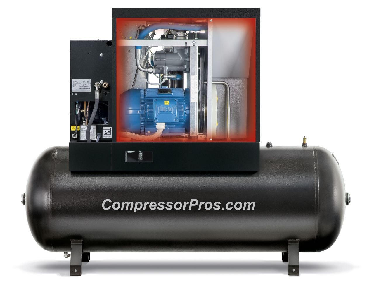 Chicago Pneumatic QRS15HPD-125 15 HP   230/460 Volt 132 Gallon Rotary Screw Air Compressor with Dryer - QRS 15 TMD-3