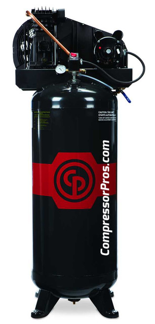 Chicago Pneumatic RCP-3561V 3.5 HP Single Phase Single Stage 60 Gallon Air Compressor Chicago Pneumatic RCP-3561V 3.5 HP Single Phase Single Stage 60 Gallon Air Compressor