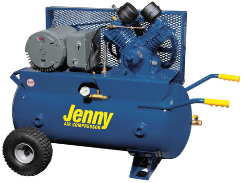 Jenny W5B-30P 5 HP 230 Volt 1 Ph Portable Air Compressor
