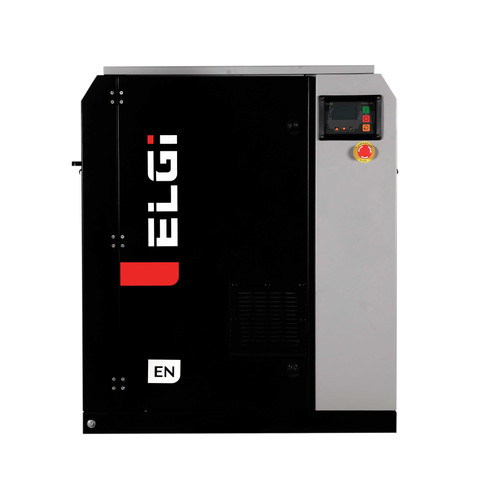 Elgi EN07-150 10 HP 208/230/460 Volt Three Phase Rotary Screw Air Compressor Compressor Base Mount - 150 psi Elgi EN07-150 10 HP 208/230/460 Volt Three Phase Rotary Screw Air Compressor Compressor Base Mount - 150 psi