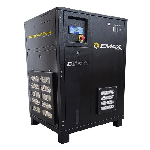 EMAX ERI0100001 10 HP 230 Volt Single Phase Economy Base Mount Rotary Screw Air Compressor