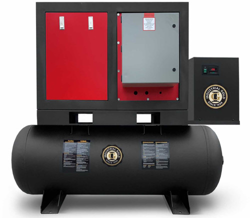 Industrial Gold R153ENC3-CDR 15 HP 208/230 Volt Three Phase Rotary Screw Air Compressor with Dryer Industrial Gold R153ENC3-CDR 15 HP 208/230 Volt Three Phase Rotary Screw Air Compressor with Dryer