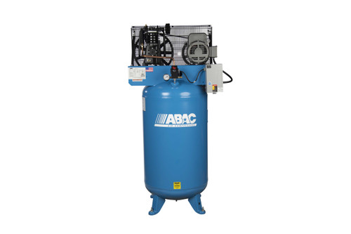 ABAC AB5-2180V4NS 5 HP 230 Volt Single Phase Two Stage 80 Gallon Vertical Air Compressor ABAC AB5-2180V4NS 5 HP 230 Volt Single Phase Two Stage 80 Gallon Vertical Air Compressor