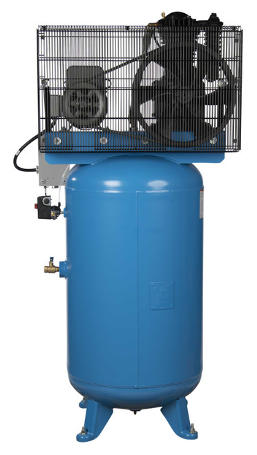 ABAC ABC7-2180VFF 7.5 HP   230 Volt Single Phase Two Stage Cast Iron 80 Gallon Full Featured Air Compressor