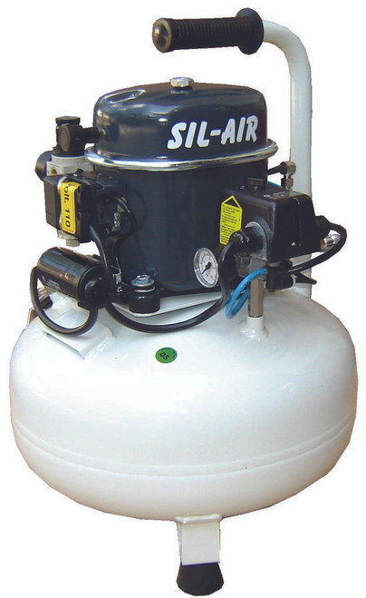 Silent Aire Chiropractic Table Compressor 50-15 with 25 FT air