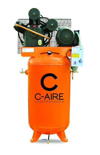 C-Aire A100V120-320 10 HP 230 Volt Three Phase 120 Gallon Vertical