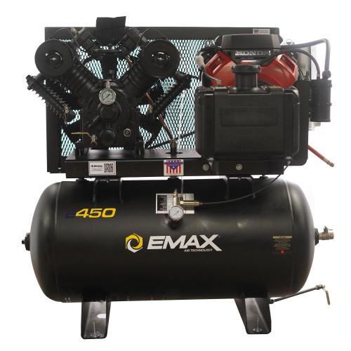 Emax EGES1830ST 18 HP Honda Gasoline Driven Two Stage 30 Gallon Air Compressor