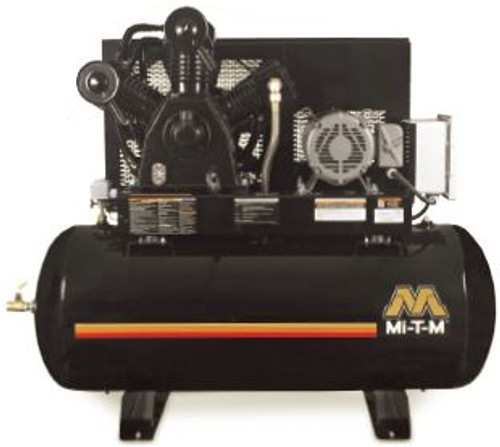 Mi-T-M AES-23315-120HM 15 HP 230 Volt Three Phase Two Stage 120 Gallon Air Compressor