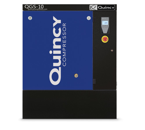 Quincy QGS 10 BM-3 10 HP 230/460 Volt Three Phase Base Mount Air Compressor Quincy QGS 10 BM-3 10 HP 230/460 Volt Three Phase Base Mount Air Compressor