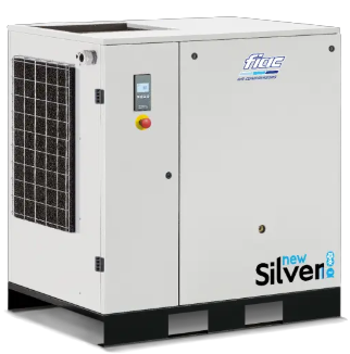 fiac NS 25 Silver Series 25 HP 208/240/460 Volt 3 Phase Base Mount Rotary Screw Air Compressor