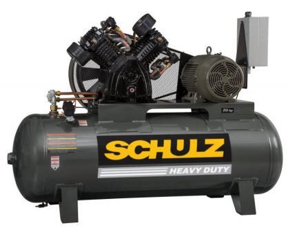 Schulz 20120HLV80BR-3 20 HP 460 Volt Two Stage 120 Gallon Air Compressor