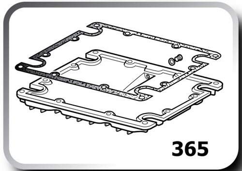 2236112438 - Crankcase Bottom and Gasket for PAT 49 Pump